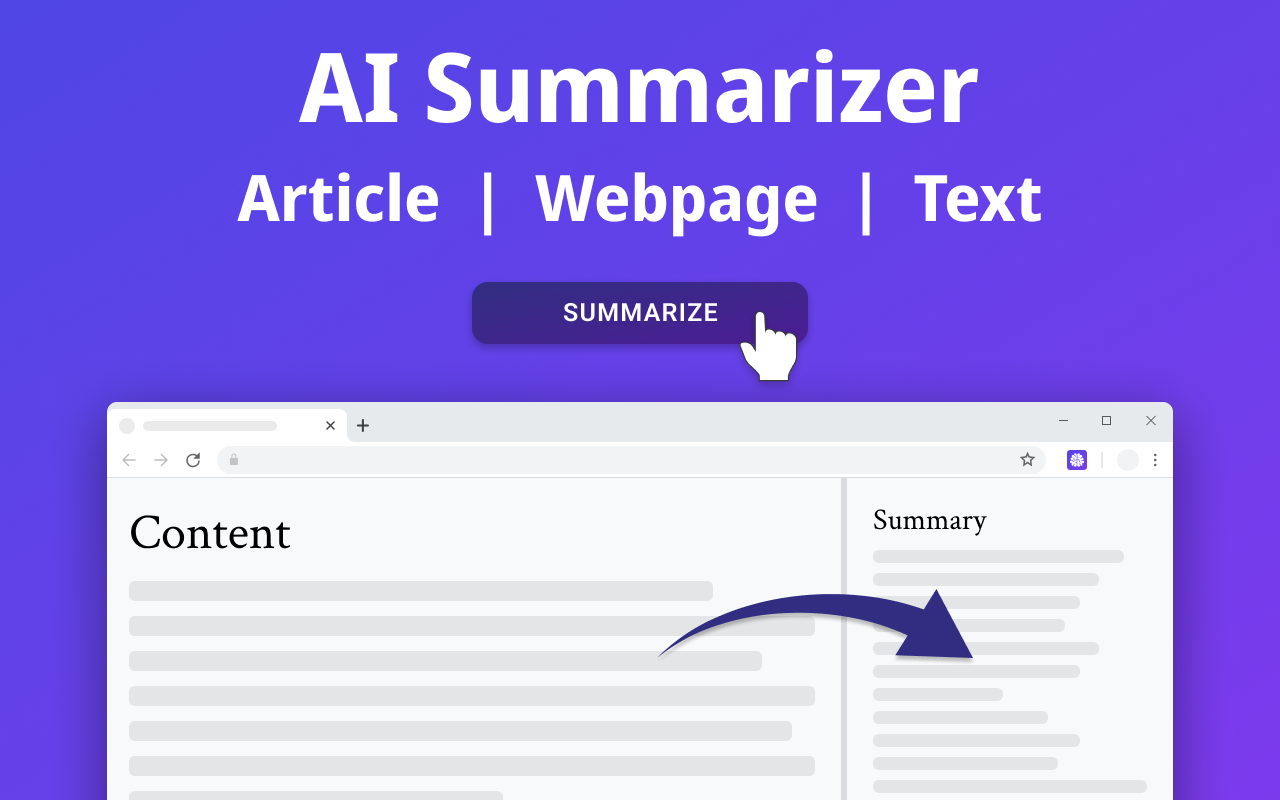 Article Summarizer project preview